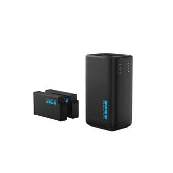 Kameras akumulatora lādētājs GoPro MAX2 Dual Battery Charger ar 2 akumulatoriem