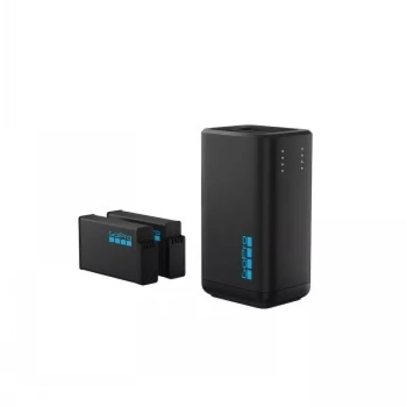 Kameras akumulatora lādētājs GoPro MAX2 Dual Battery Charger ar 2 akumulatoriem