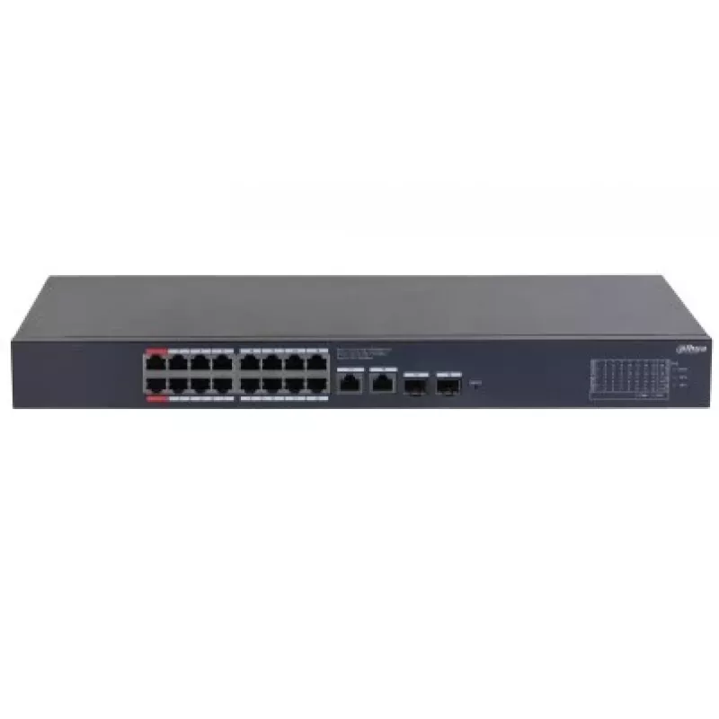 Dahua Technology CS4220-16GT-135 tīkla slēdzis Pārvaldāms L2 Gigabit Ethernet (10/100/1000) Power over Ethernet (PoE) Melns