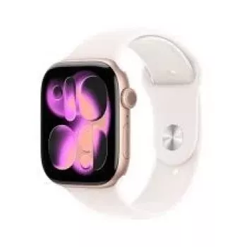 Viedpulkstenis Apple Watch S11 Cell 46mm ar sporta siksnu, gaiši sārts
