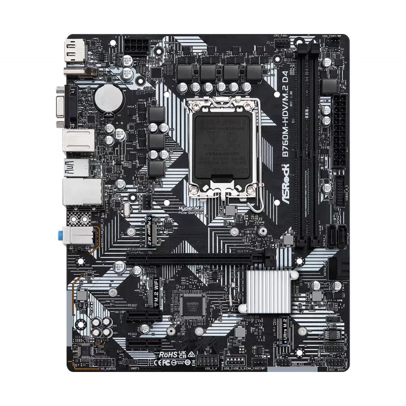 ASRock B760M-HDV/M.2 D4 DDR4 LGA 1700 Micro-ATX mātesplate