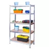 Plaukts GreenBlue GB378, cinkots metāls, 5 plaukti, cinkots tērauds, 900×400 mm, max 75 kg uz plauktu