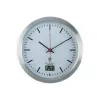 Sienas pulkstenis Renkforce E1003R — 17 cm diametrs, sudraba apdare