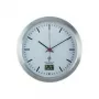Sienas pulkstenis Renkforce E1003R — 17 cm diametrs, sudraba apdare