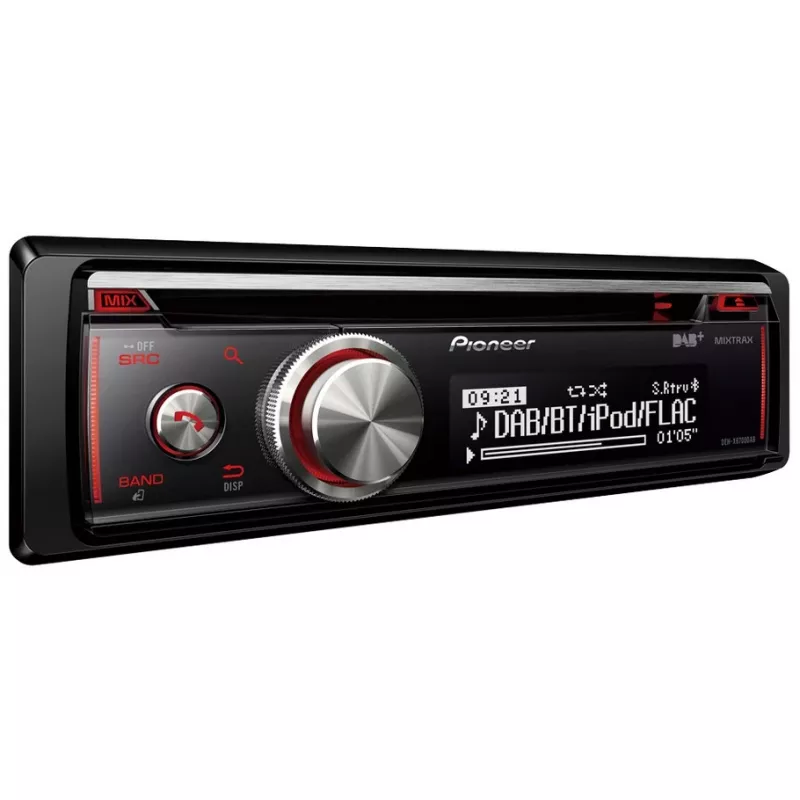 Automašīnas multivides uztvērējs Pioneer DEH-X8700DAB Melns