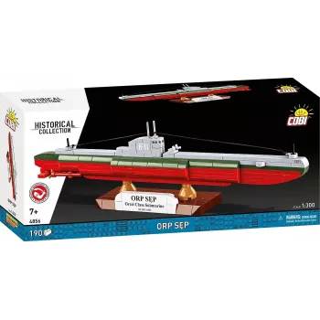 Plastmasas modelis Cobi Polish Submarine ORP Sep mērogā 1:300 (COBI-4856)