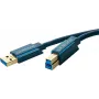 ClickTronic 3m USB3.0 A - B v/v 3m USB A USB B zils USB kabelis (70093)