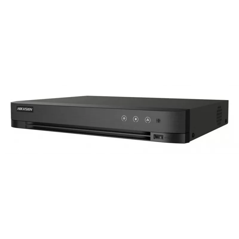 DVR Hikvision Pro Series 4-ch 1080p H.265 AcuSense Melns