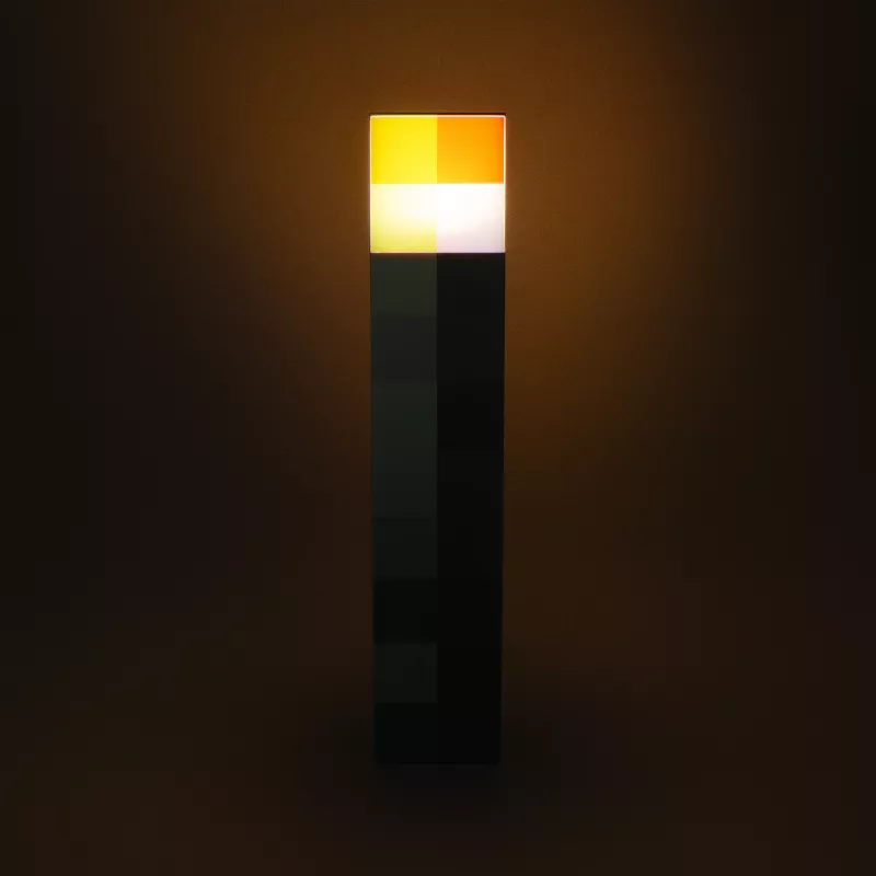 Galda lampa Paladone Torch Light PP9202MCFV3 Minecraft dizaina, ar baterijām darbināma