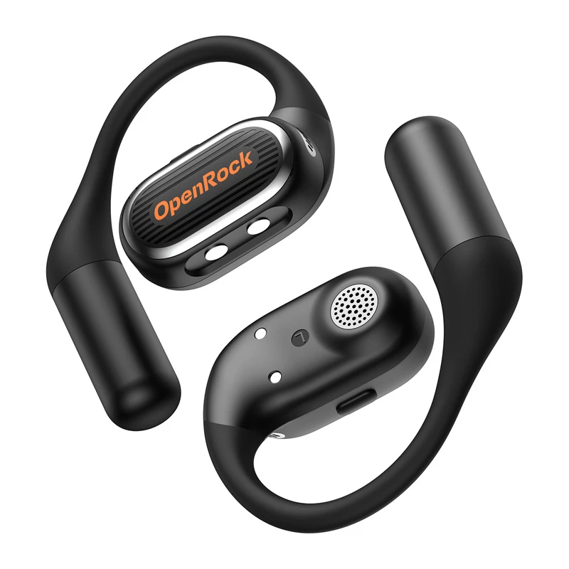 Bezvadu austiņas OneOdio OpenRock Link 20, apkārt auss, melnas, Bluetooth