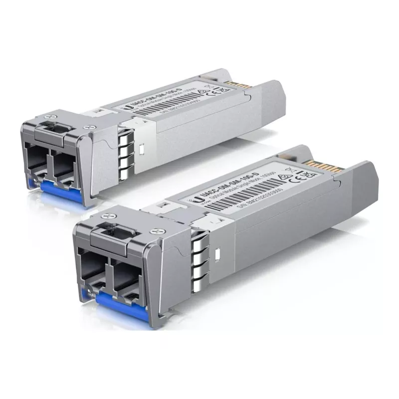 SFP+ šķiedras raiduztvērējs Ubiquiti UACC-OM-SM-10G-D-2 10 Gbps 1310 nm LC vienmodīgs 10 km (2 gab.)
