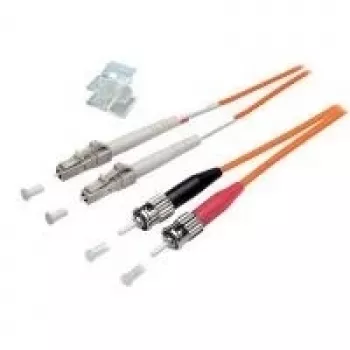 Optiskās šķiedras kabelis ShiverPeaks S/CONN 2m LC/ST Daudzkrāsu Oranžs
