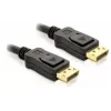 DisplayPort kabelis DeLOCK 82423 1 m vīrietis–vīrieris melns