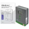 Qoltec, saules MPPT lādēšanas kontrolieris ar temperatūras sensoru 20A 12V/24V Displejs LCD 2 X USB