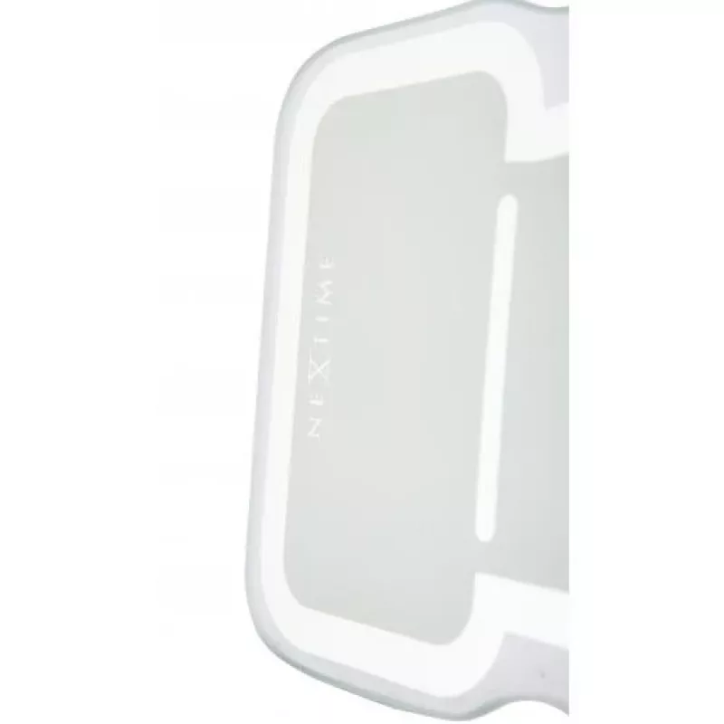 NeXtime pulkstenis 5185wi Mini Thumbs Up, 20,5x21 cm, sienas, balts/sudrabs