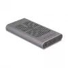 SSD korpuss DeLOCK 42027 pelēks M.2 10 Gbit/s USB Type-C