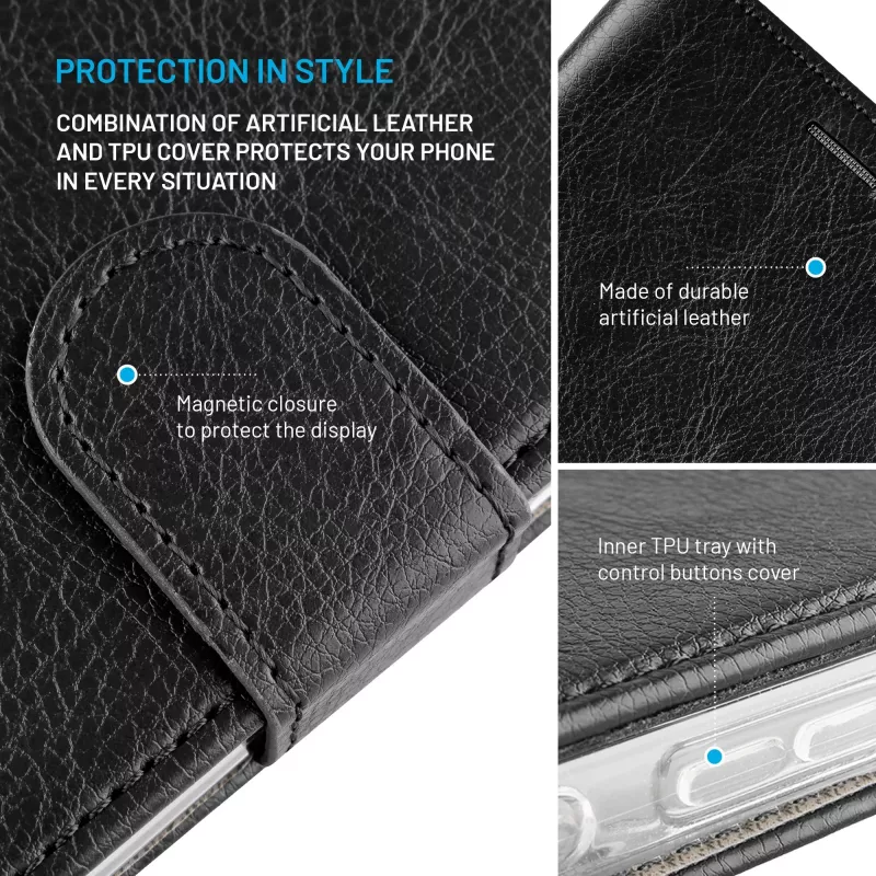 FIXED Opus Samsung Galaxy S26+, melns | Fiksēts aizmugurējais vāciņš