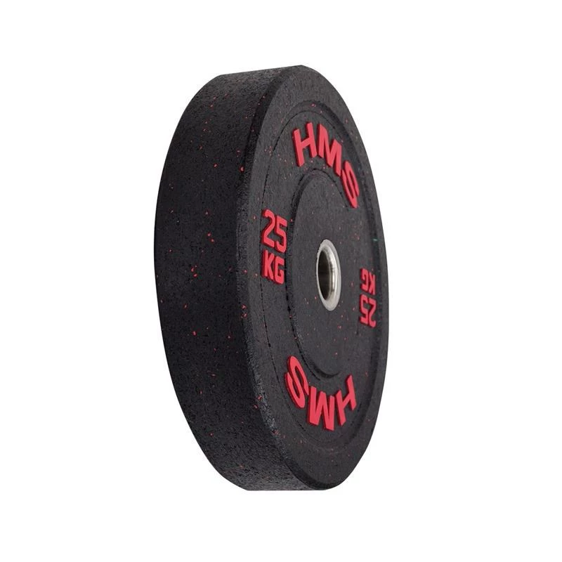 HMS Fitness HTBR25 1 gab. Olimpiskais gumijas pārklājuma svara disks