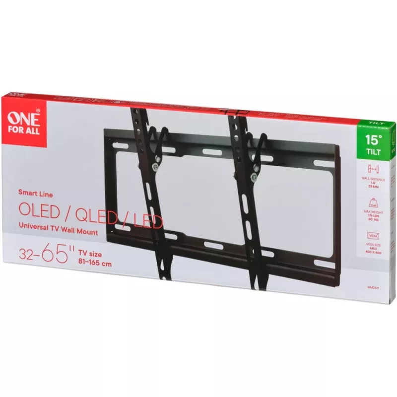 Universal One For All Smart WM 2421 - kronšteins - LCD televizoram - Ekrāna izmērs: 81-140 cm (32-55) - sienas stiprinājums (WM2421)