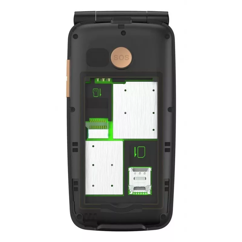 Gigaset GL795 7.11 cm (2.8 inch) 142 g 48MB Melns Senior telefons