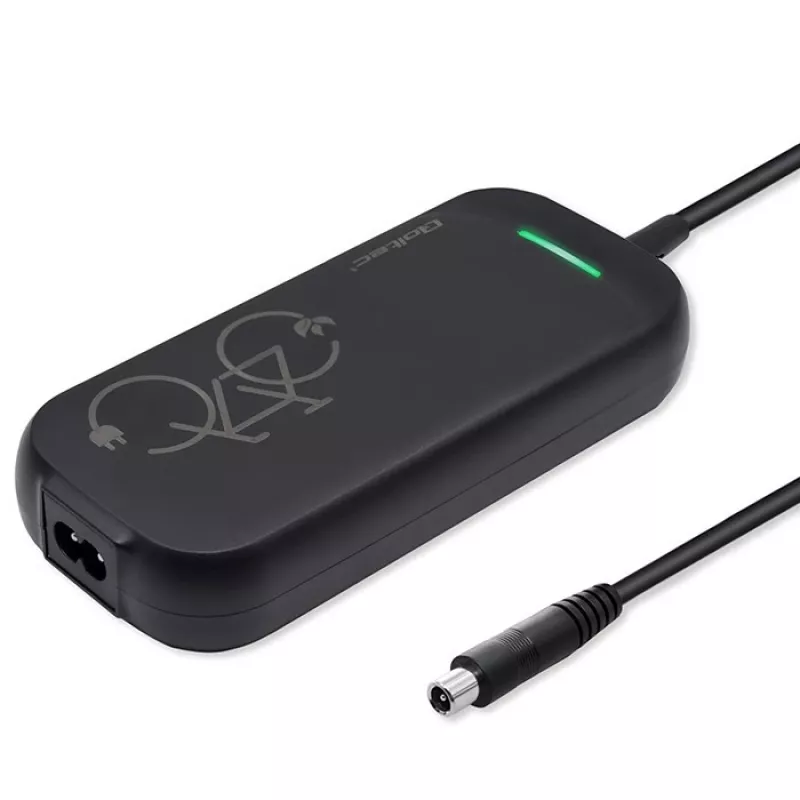 Qoltec ātrais lādētājs XIAOMI 36V elektrisko skrejriteņu un velosipēdu uzlādei | 42V | 2A | 8.0*8.0mm+pin | ūdensizturīgs + strāvas kabelis