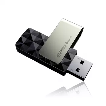 Silicon Power Blaze B30 USB zibatmiņa 64 GB USB Type-A 3.0 (3.1 Gen 1) Melna