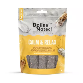 Calm & Relax Smart Chews suņu gardumi no dolina noteci, 7 gab. iepakojumā — nomierinošs papildinājums