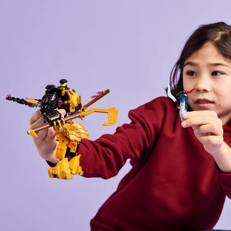 LEGO konstruktors NINJAGO 71839 Arina Spinjitzu kaujas mehs, 213 detaļas, 2 minifigūras, augstums 160 mm