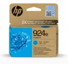 HP 924e EvoMore Cyan oriģinālā tintes kasetne, augstas (XL) ietilpības, ciāna, 1 gab., 800 lapas, viena iepakojumā