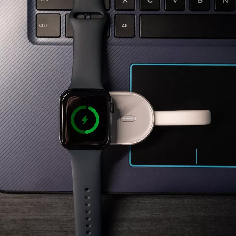 Bezvadu ārējais akumulators-lādētājs Tellur TLL151441 1200 mAh Apple Watch — pārnēsājams bezvadu lādētājs