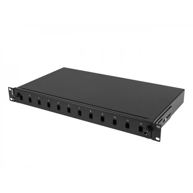 Optiskās šķiedras sadales kārba LANBERG FOP1-12SS-LDB — 12x SC simplex, 12x LC duplex