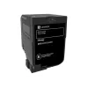 tonera kasete Lexmark 74C20KE 2500 lapas Melns