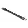 DeLOCK USB kabelis 40 Gbps Type-C uz Type-C 15 cm PD 3.0 100 W
