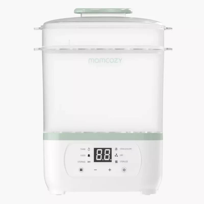Momcozy BS002 8-IN-1 elektriskais tvaika zīdaiņu pudeļu sterilizators EU