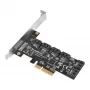 SILVERSTONE Serial ATA kontrolieris SST-ECS06 — PCIe karte ar 6 SATA portiem