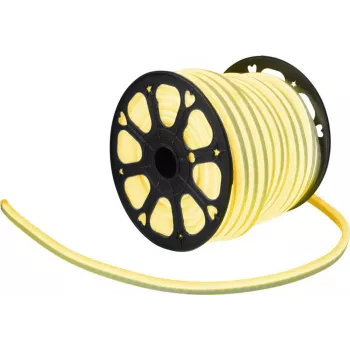 LED Neon Flex 230V EUROLITE plāns dzeltens 100 cm — elastīga LED lentes gaisma, 230V, 1 m