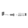 LogiLink AU0002F RS-232 USB 2.0 adapteris vīrišķā tipa, melns