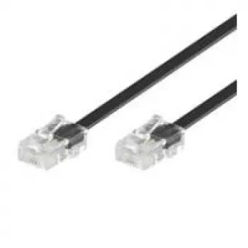 Wentronic 50256 Ethernet komutācijas kabelis Melns