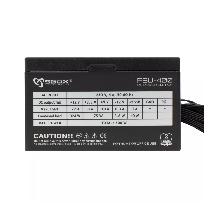 Datora korpuss Sbox PCC-12 MicroATX melns