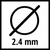 Trimmera aukla ar zemu trokšņa līmeni 2,4 mm (15 metri)