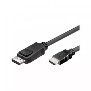 Good Connections HDMI 5m, 5 m, HDMI, DisplayPort, vīrišķais, vīrišķais, melns