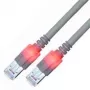 EasyLan saCon DualBoot LED-komutācijas kabelis S/FTP Cat.6 5m pelēks - Kabelis - Tīkla