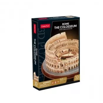 3D puzle Cubicfun 306-MC279H, 163 gabali, Kolizeja modelis Romā