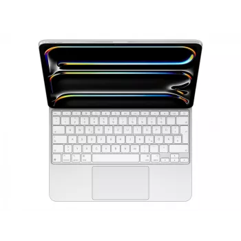 Apple Magic tastatūra tastatūra iPad Pro 13 collu M4 ar skārienpaliktni, vācu izkārtojums, baltā krāsā