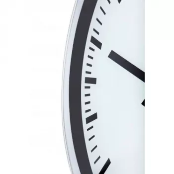 NeXtime klok 3031 Magic - Stripe, 25x35,2 cm, sienas, balts
