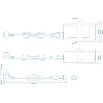 PoE inžektors TELTONIKA PR324EUB 24W PoE barošanas inžektors vienai Ethernet ierīcei