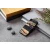 Telefona maciņš man and wood iPhone XS Max — baltais melnkoks