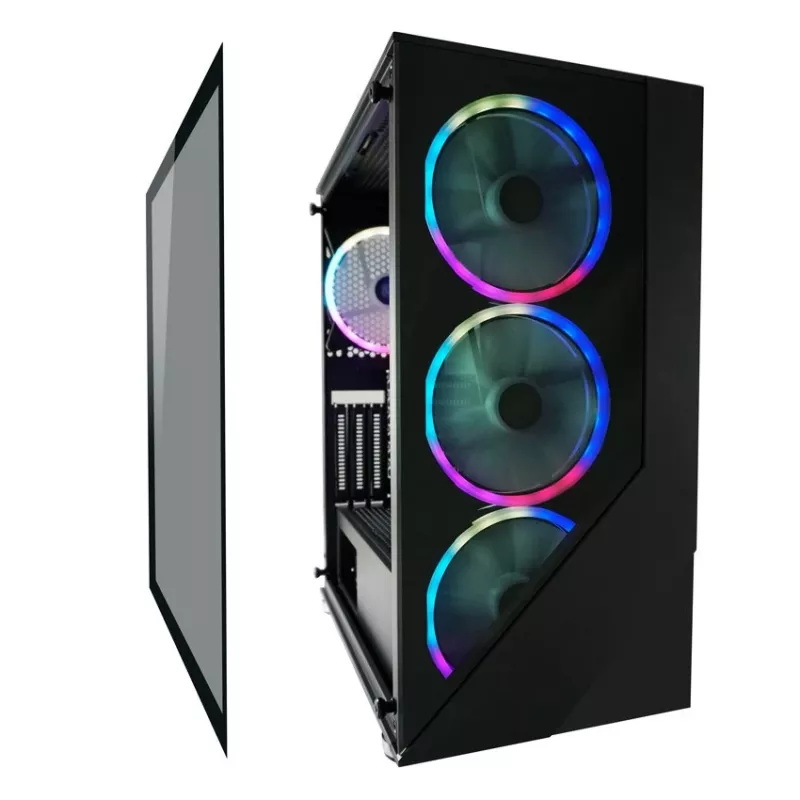 LC-Power Gaming 803B Midi Tower melna