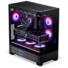 PHANTEKS XT View Matrix PC korpuss, Midi-Tower, E-ATX, rūdīts stikls, Matrix LED - melns (PH-XT523VM1_DBK01)