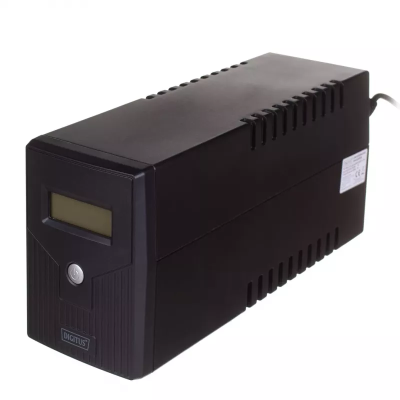 Nepārtrauktas barošanas avots UPS DIGITUS DN-170063-LCD (galddatoram, 600VA) (DN-170063-LCD)